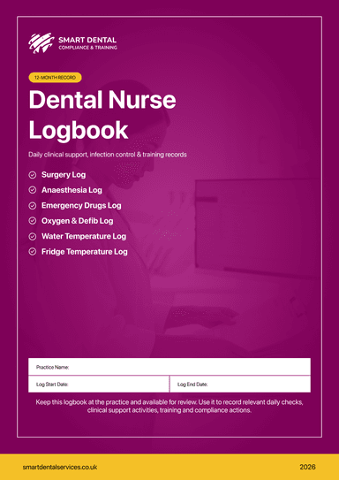 Dental Nurse Logbook cover